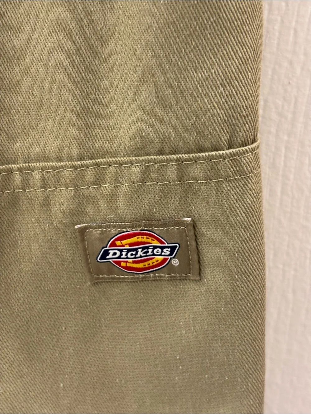 Dickies Loose Fit Men's Tan Work Chinos Zip Fly 31x29